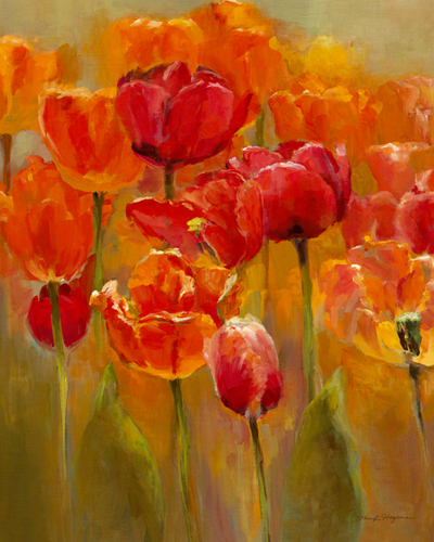 Marilyn Hageman Tulips In The Midst I