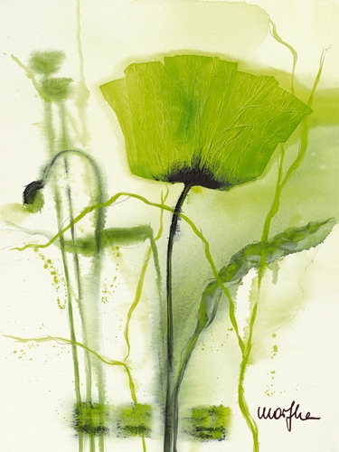 Marthe Coquelicot Vert Ii