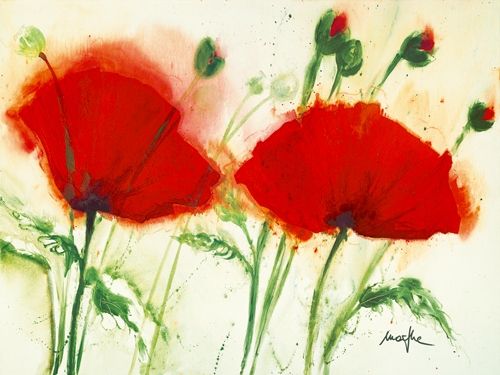 Marthe Coquelicots Au Vent Ii