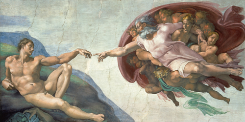 Michelangelo Die Erschaffung Des Adams