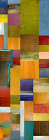 Michelle Calkins Color Panels With Olive Stripes