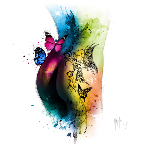 Patrice Murciano Butterfly Tattoo