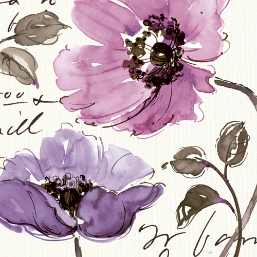 Pela Studio Floral Waltz Plum I