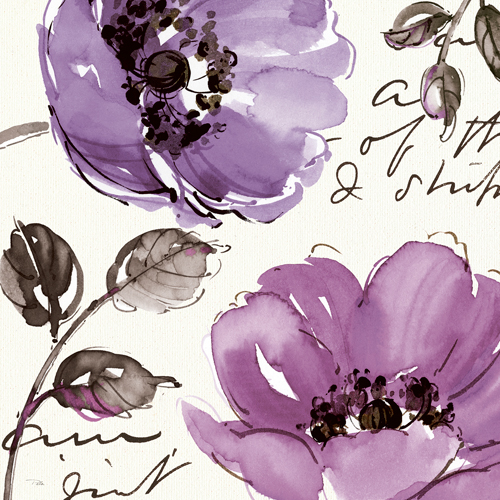 Pela Studio Floral Waltz Plum Ii