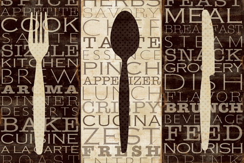 Pela Studio Kitchen Words Trio