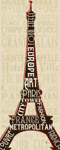Pela Studio Paris City Words I