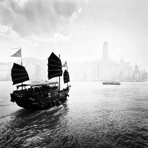 Praxis Studio Boat In The Hong Kong Harbor