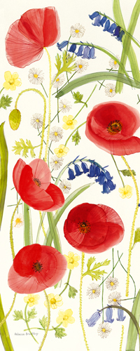 Rebecca Bradley Meadow Poppies Ii