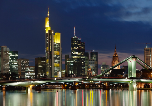 Rolf Fischer Frankfurt Main Skyline Abend