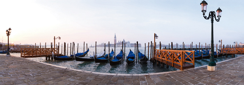 Rolf Fischer Gondeln In Venedig