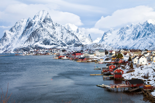 Rolf Fischer Reine Lofoten Im Winter