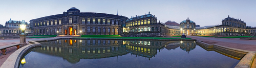 Rolf Fischer Zwinger Dresden Abendstimmung