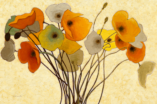 Shirley Novak Pumpkin Poppies I