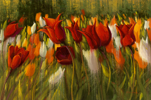 Shirley Novak Tipsy Tulips