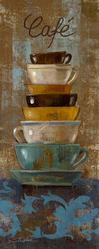 Silvia Vassileva Antique Coffee Cups I