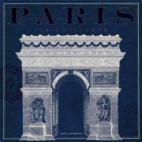 Sue Schlabach Blueprint Arc De Triomphe