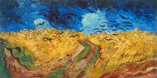 Vincent Van Gogh Weizenfeld Mit Krahen Auvers Sur Oise