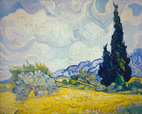 Vincent Van Gogh Zypresse