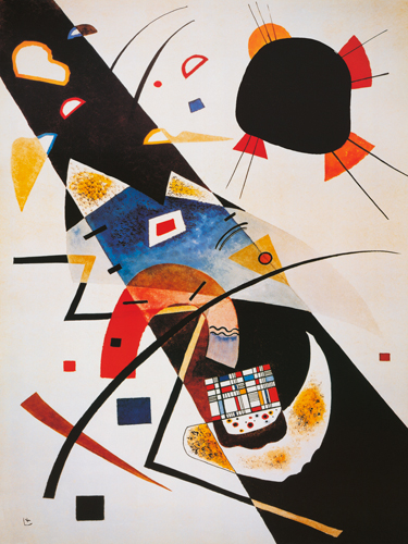 Wassily Kandinsky Deux Taches Noires 1923