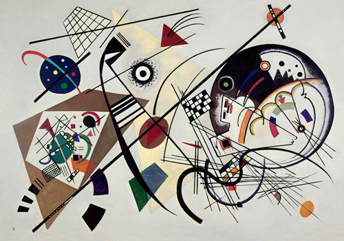 Wassily Kandinsky Durchgehender Strich 1923