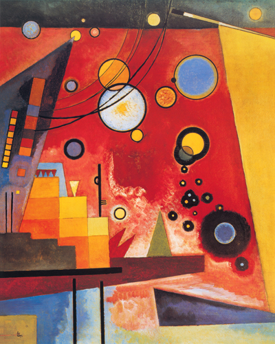 Wassily Kandinsky Schweres Rot