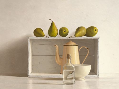 Willem De Bont Five Pears On Box