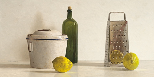 Willem De Bont Two Lemons Rasp Bottle And Pot